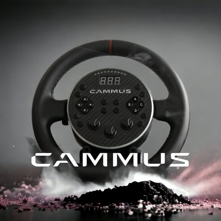 <a></a>Experience Best Sim Racing with the CAMMUS Wheel